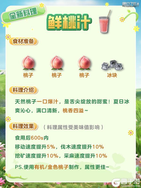 《明日之后》高属性超适配新版本的6大料理菜谱