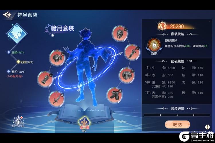 永恒部落--游戏玩法--神圣套装