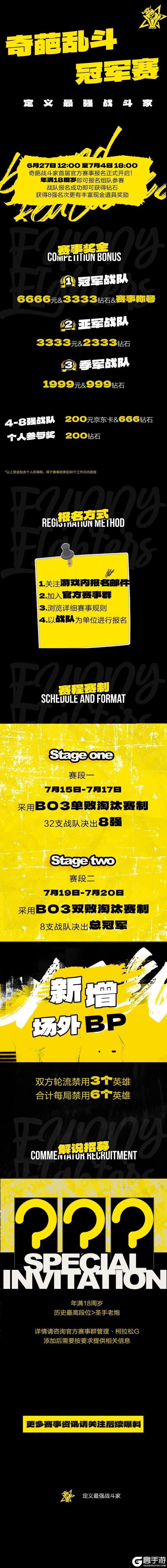 【奇葩乱斗冠军赛】首届官方赛事，定义最强战斗家！