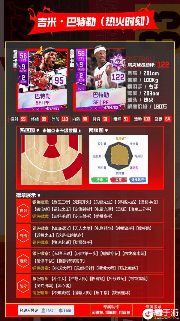 S6荣耀时刻卡池上线时刻巴特勒数据公布！代言人福利活动不容错过【原文有视频】