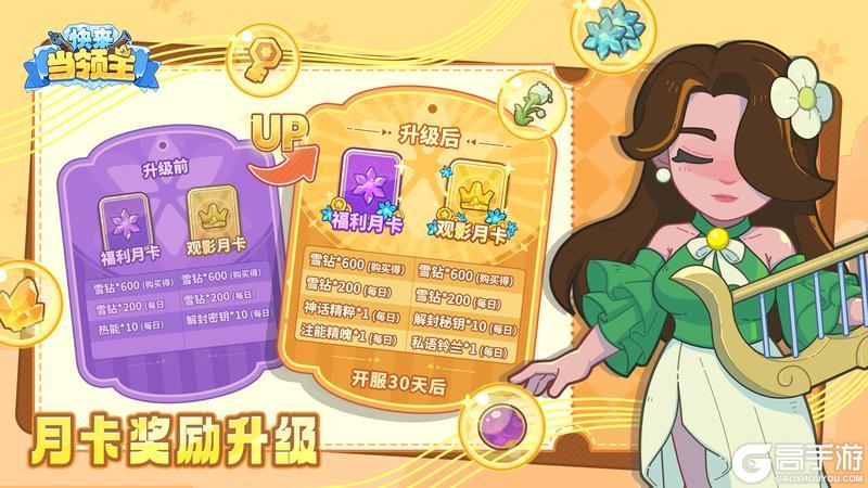 「超值月卡」奖励调整说明