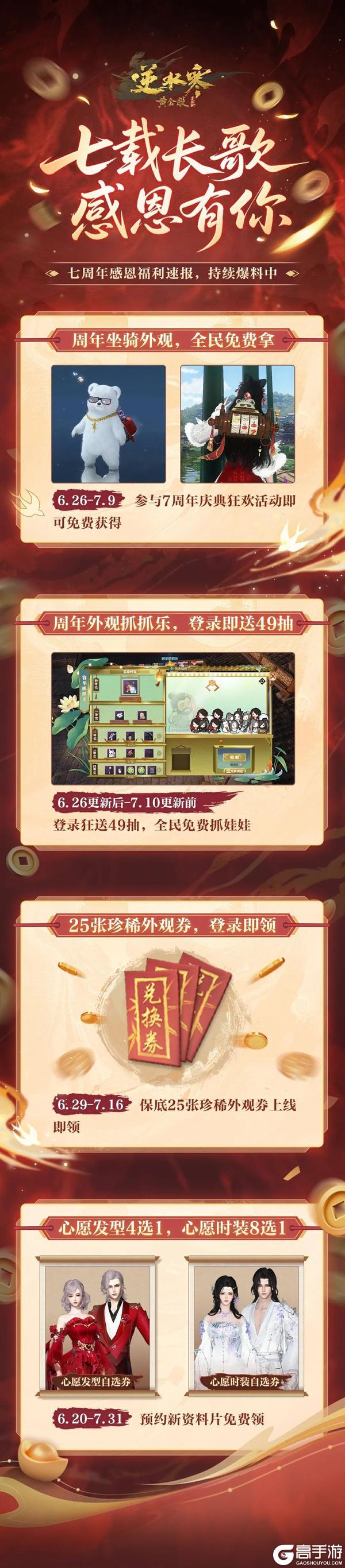 《遇见逆水寒》新版本，合法地掏出1个亿送给玩家