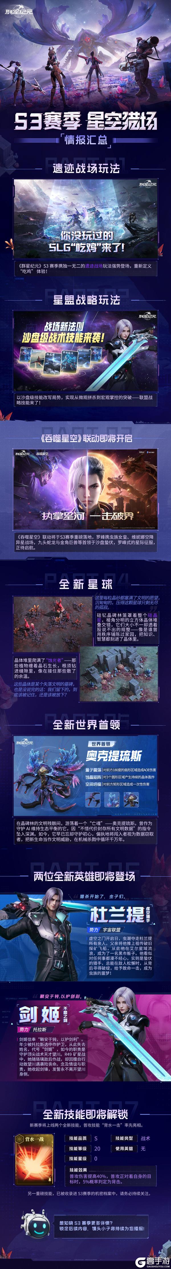 S3新星情报丨SLG“吃鸡”来了，就在《群星纪元》S3赛季！