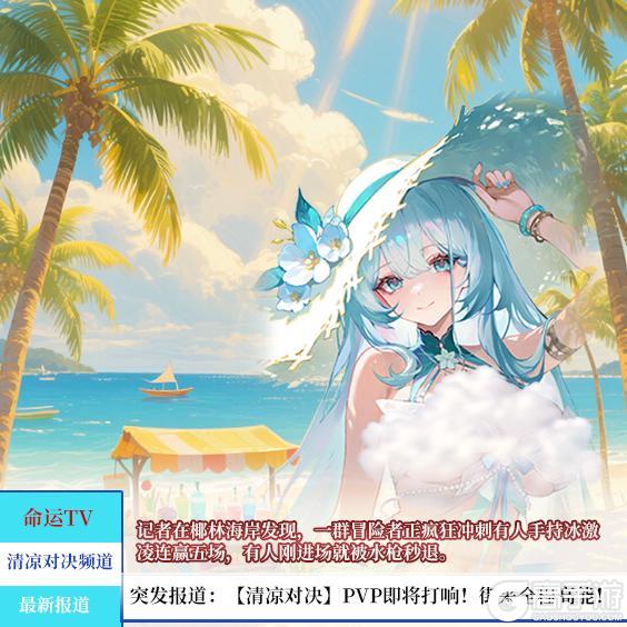 《夏日频道》最新报道：清凉对决PVP明日上线！