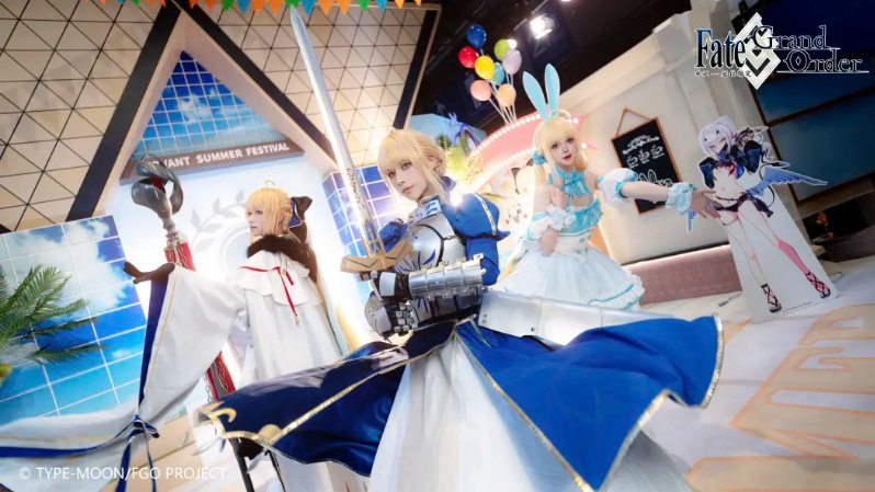 BW2025镇展之宝现身《FGO》携巨型誓约胜利之剑亮相BW嗨翻全场！