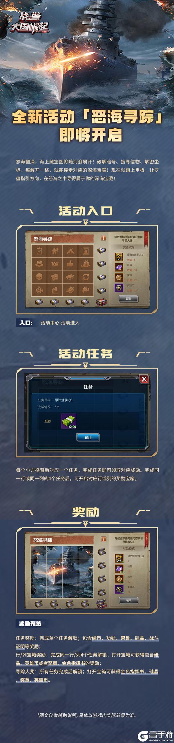 新版本爆料|「怒海寻踪」活动预览