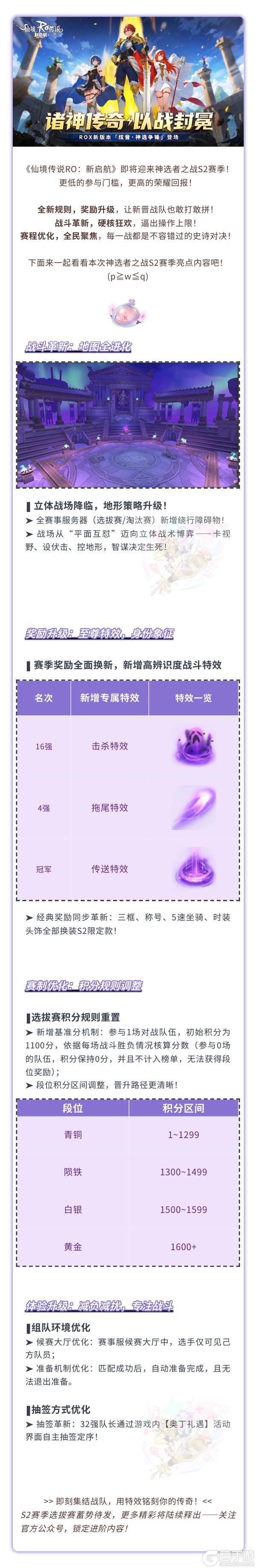 《仙境传说：新启航》神选者之战S2赛季亮点前瞻