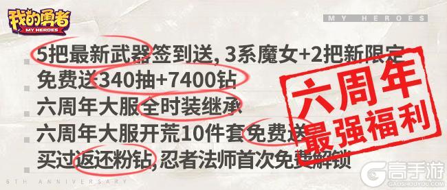 《我的勇者》7月9日六周年 武侠版本开启倒计时3天