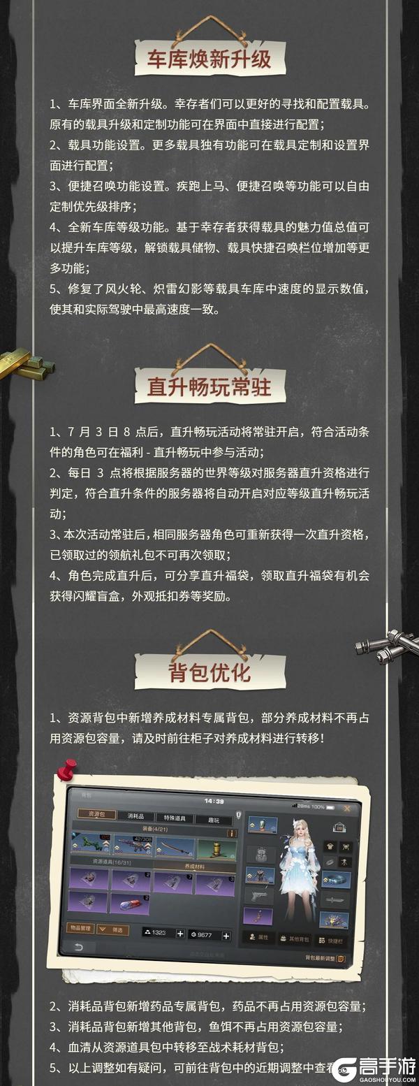 《明日之后》简单生存专服7月2日更新公告