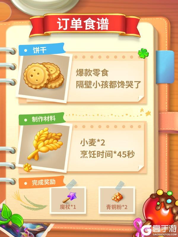 攻略手册 | 订单食谱篇①