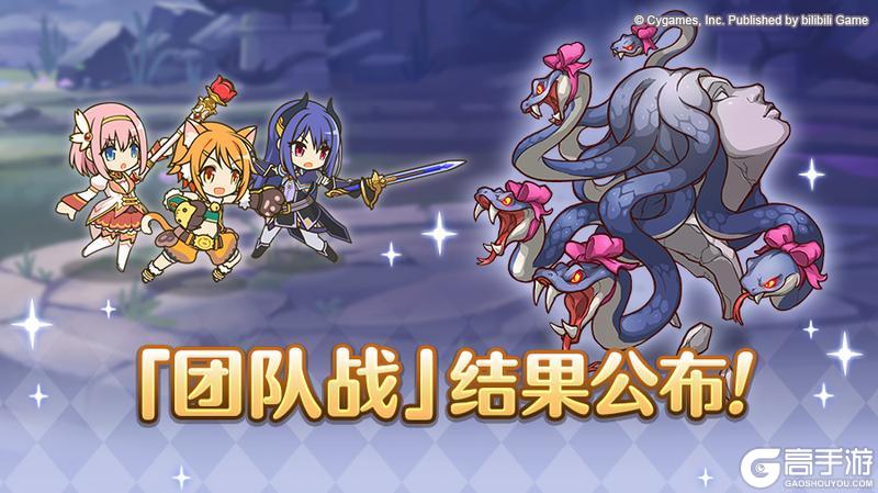 《公主连结》「团队战」排名公布