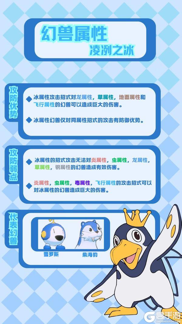 《口袋新旅途》《幻兽属性》冰属性幻兽—凌冽之冰