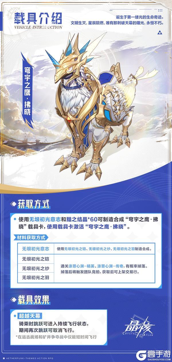载具爆料丨全新载具「穹宇之鹰·拂晓」即将登场