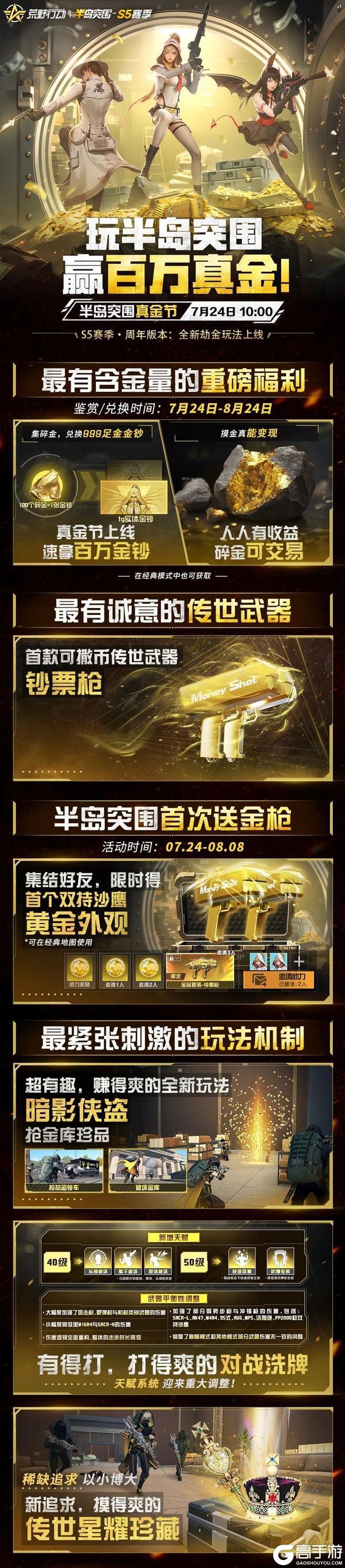 《荒野行动》半岛突围S5上线&优化公告