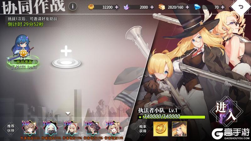 【协同作战 BOSS共斗】 执法者小队挑战开启