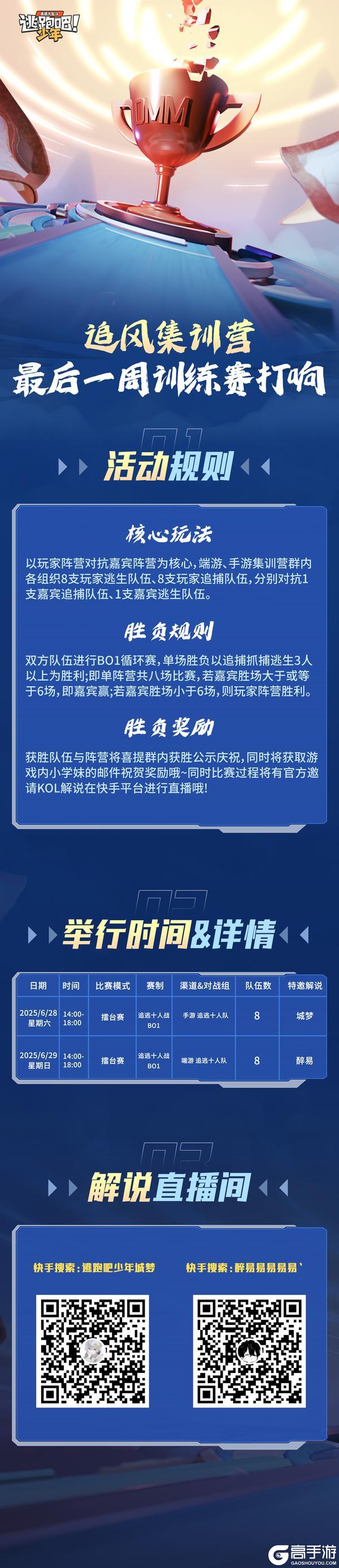 《逃跑吧！少年》追风集训营最后一周啦！