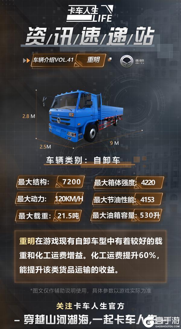 《卡车人生》资讯速递站：全新豪华自卸车「重明」登场！