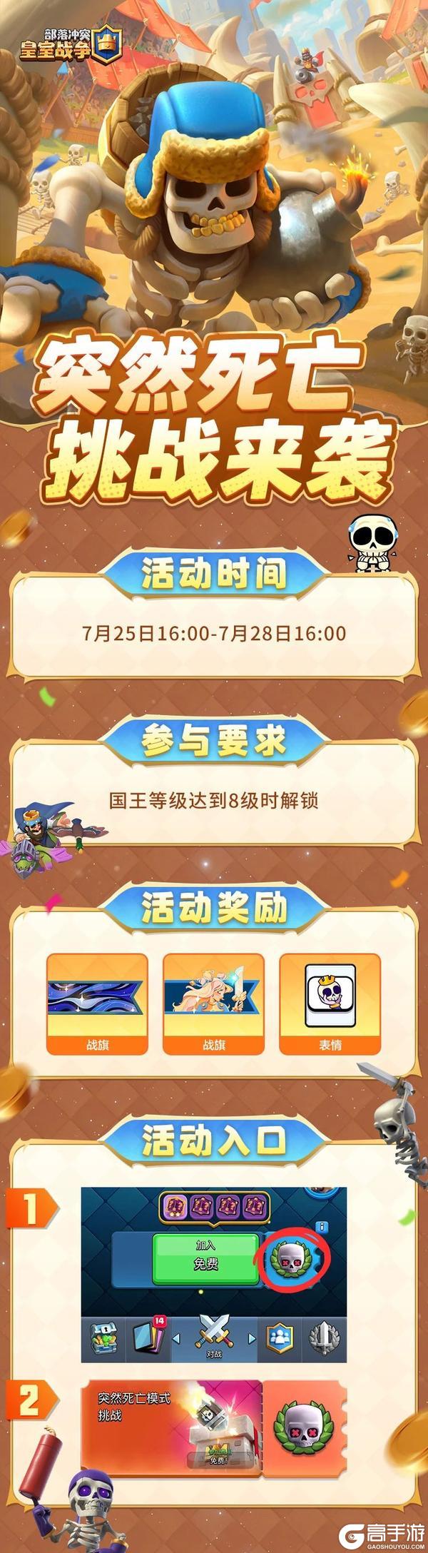 突然死亡挑战即将开始