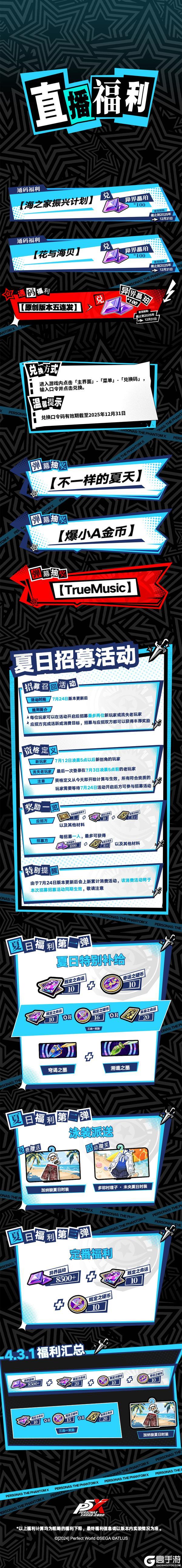 《女神异闻录：夜幕魅影》「夏日版本前瞻特别节目」重点回顾