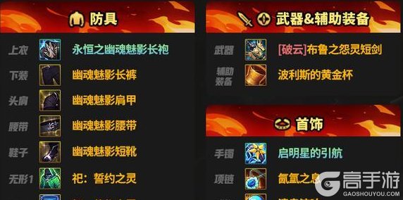 《地下城与勇士：起源》70版本全职业毕业装备推荐