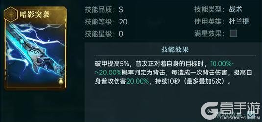 《群星纪元》英雄攻略：杜兰提·虚空猎手，有更高输出上限的背击核心！