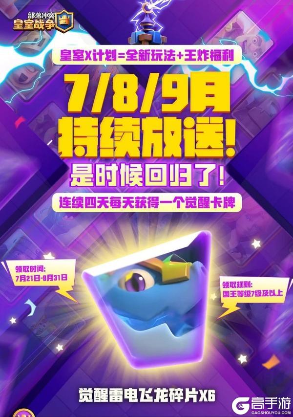 今日解锁觉醒雷电飞龙*6，快的人早就用上啦