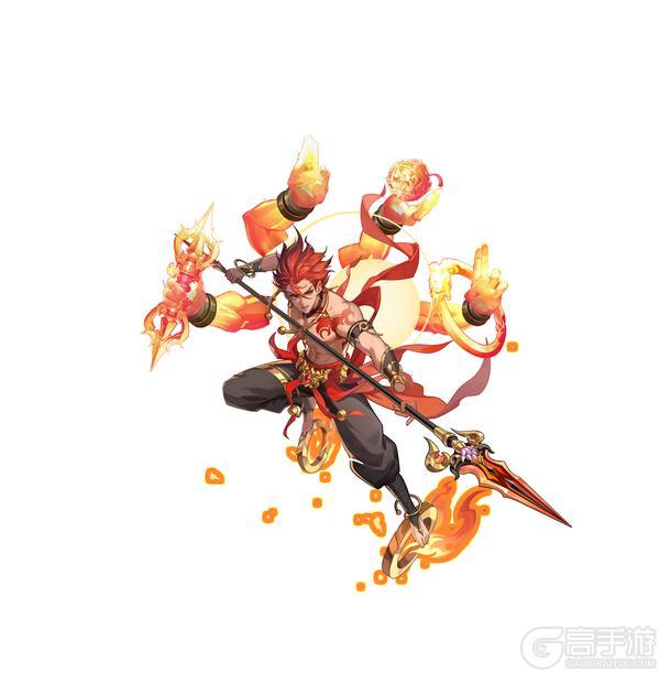 角色预告 | 熔火新英雄觉醒！SP・哪吒携三昧真火，持矛降临像素城