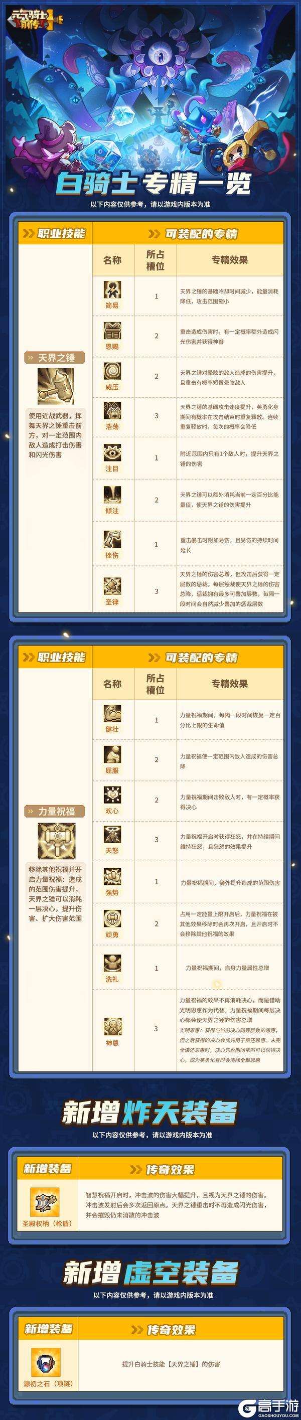 《元气骑士前传》SS3赛季末狂欢即将开启！新专精&新活动&新皮肤【原文有视频】