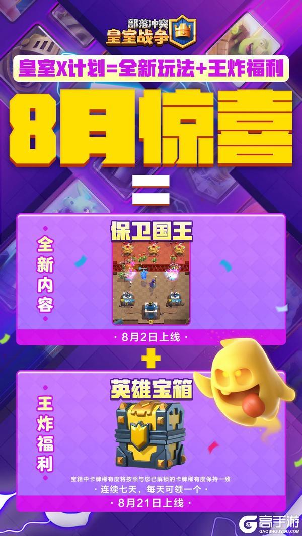 皇室X计划，8月更多惊喜！
