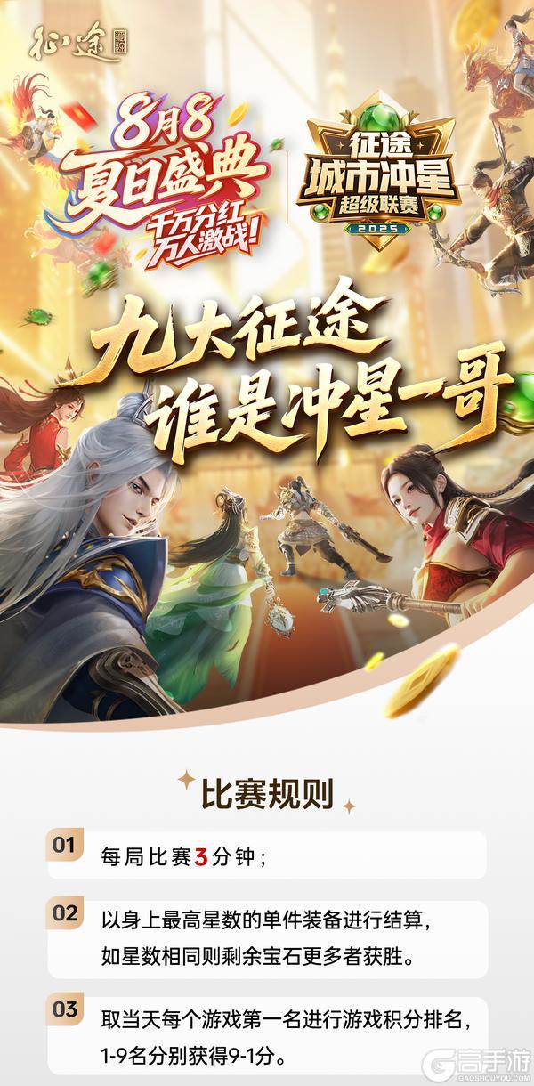 8月8夏日盛典：征途冲超明日打响首战，见证冲星一哥诞生！【原文有视频】