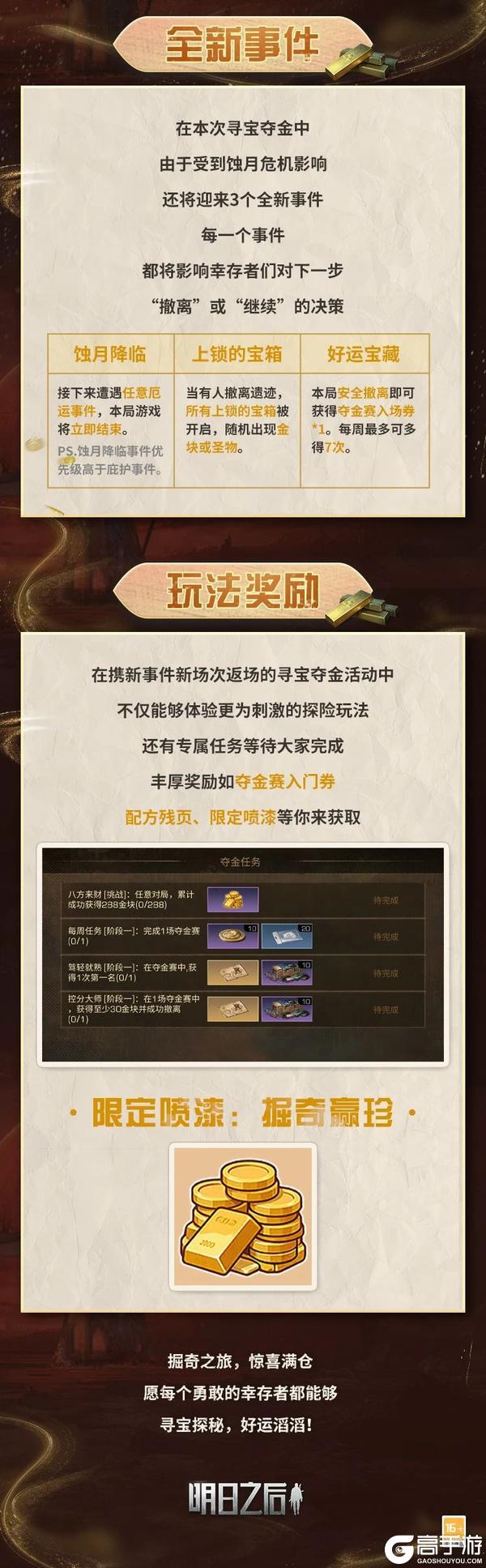 《明日之后》蚀月降临、 寻宝夺金隆重回归