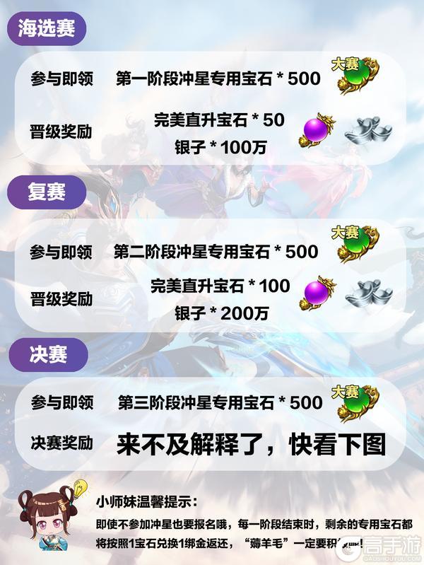 《王者征途》8月8夏日盛典冲星大赛送十五星