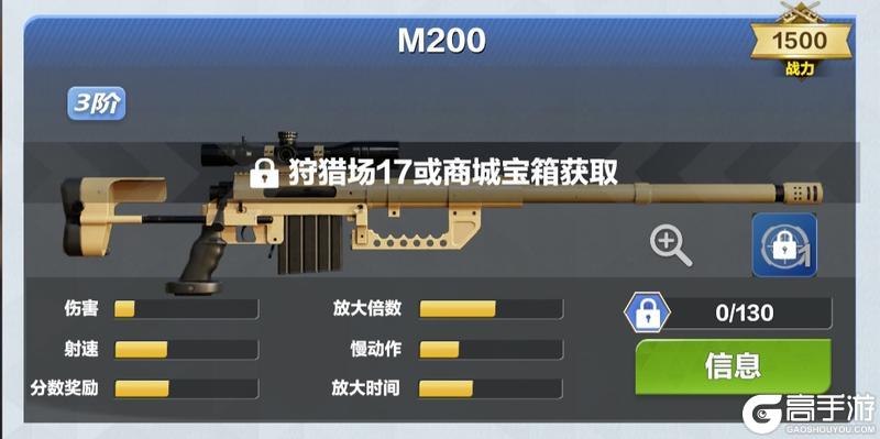 【枪械手册】M200狙击步枪