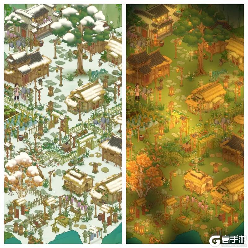 布局展示 | 禾黍成行,溪绕柴门