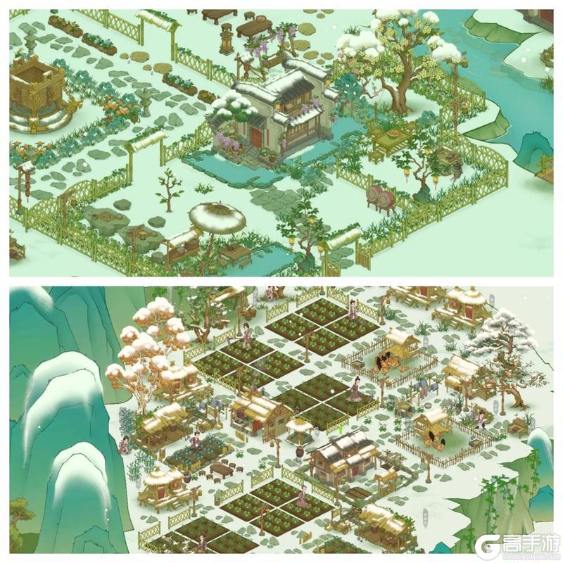 布局展示 | 禾黍成行,溪绕柴门