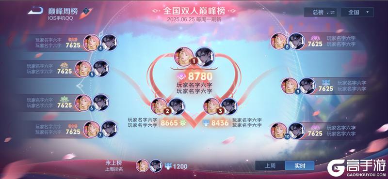 《王者荣耀》2V2双人巅峰赛七夕开战