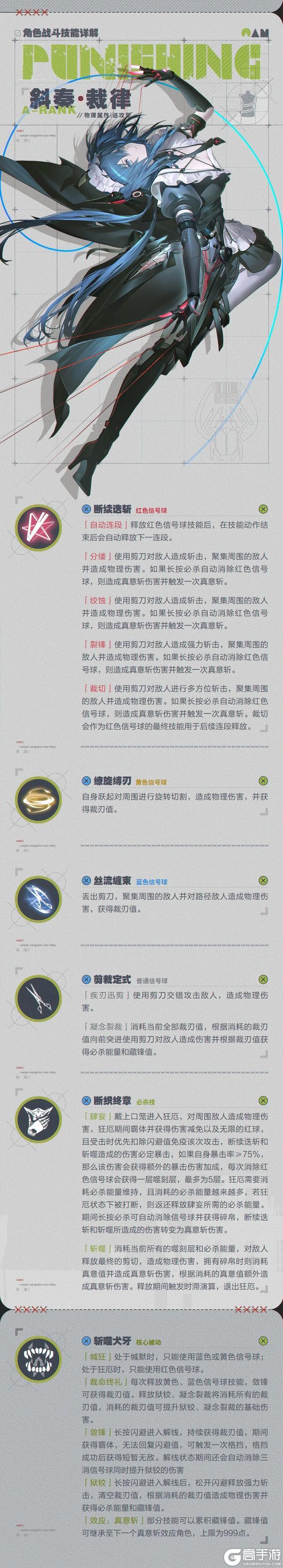 【斜奏·裁律】战斗技能情报公开!
