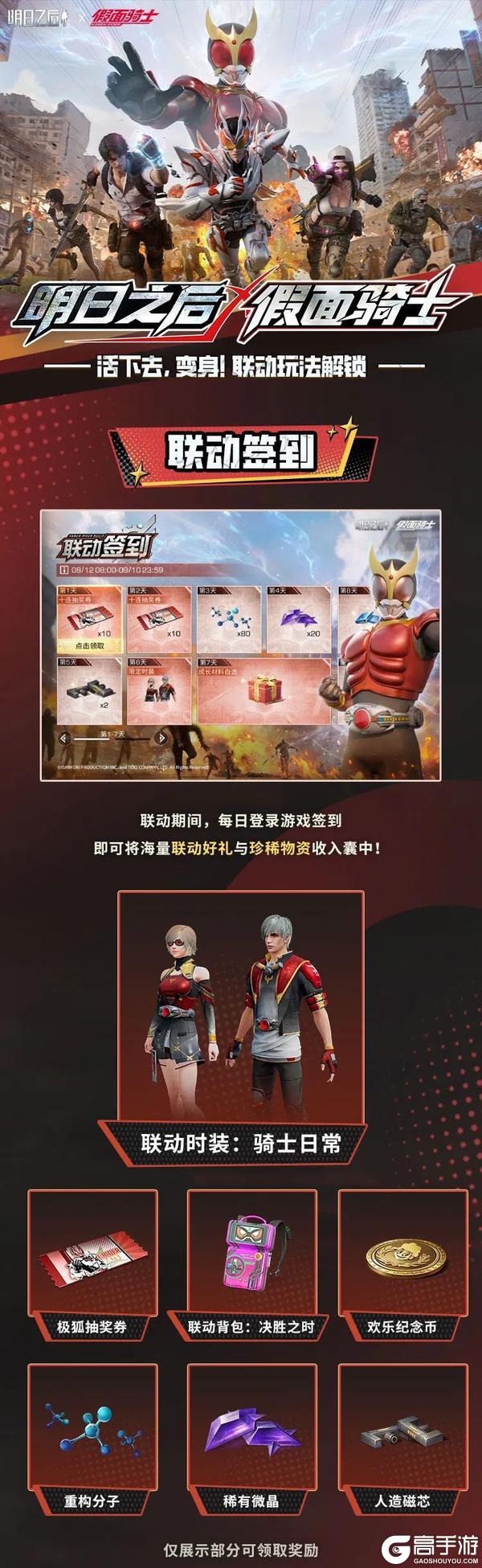 《明日之后》×《假面骑士》联动玩法 福利免费领