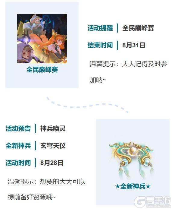 本周最大看点：新法师神兵即将登场+周一礼包！请查收！