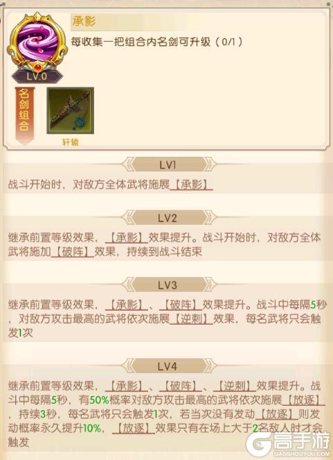 《三国：问鼎山河》-名剑介绍