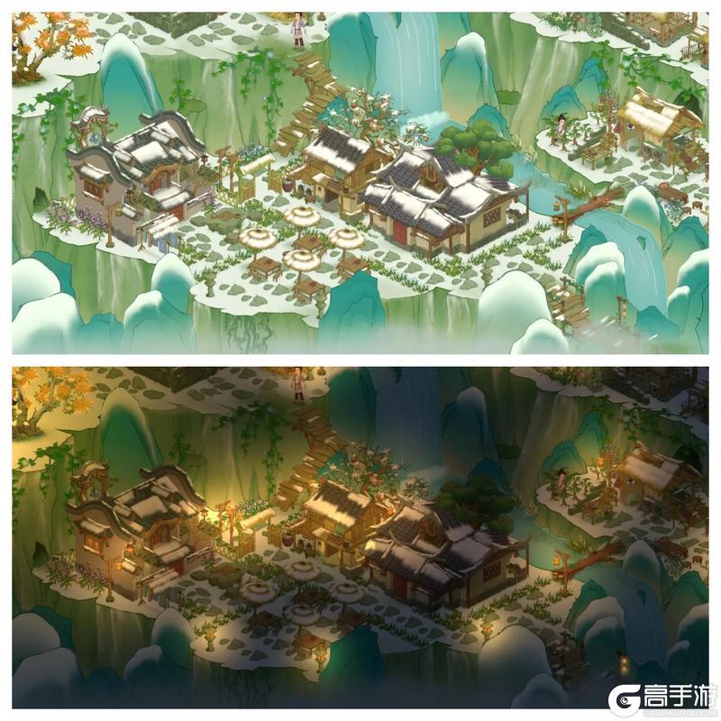 布局展示 | 禾黍成行,溪绕柴门