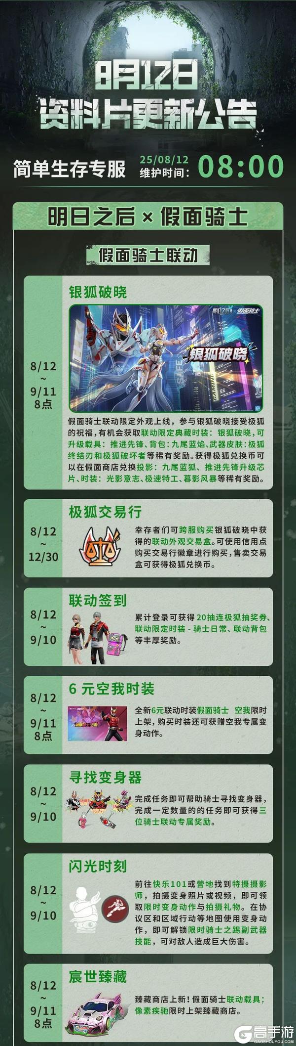 《明日之后》更新公告 |心跳禁区新事件新剧情！