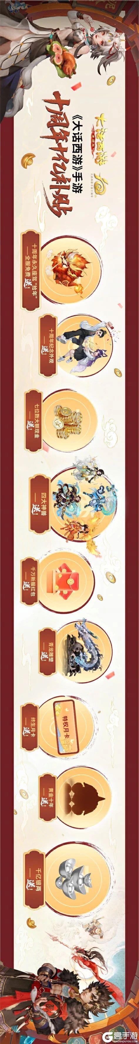 《大话西游》十周年十亿补贴 少领一天都错亿！