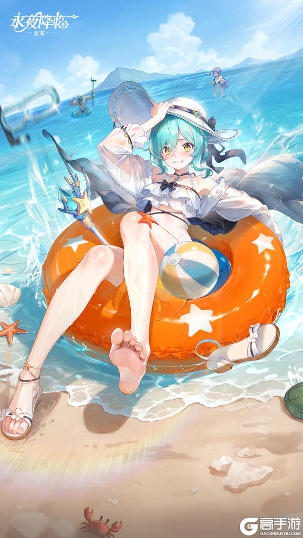 《永夜降临：复苏》来和极星双子一起玩水吧！泳装壁纸承包你的屏保