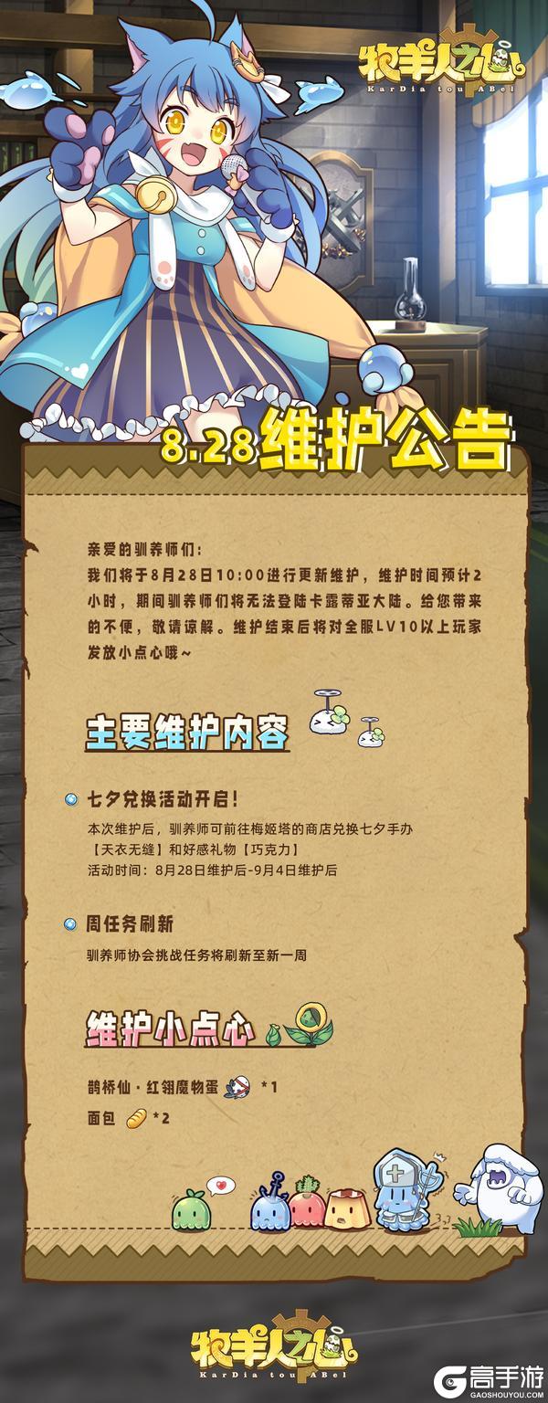 8月28日更新公告