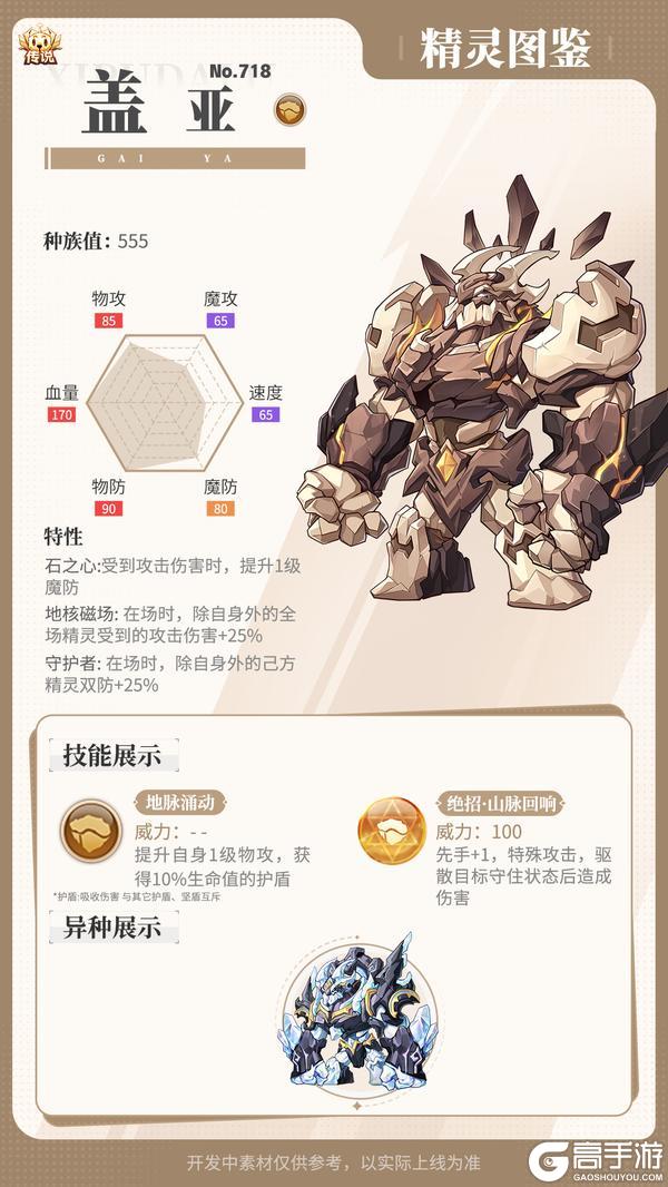《西普大陆》精灵百科|盖亚&雷光狼王·强化&祭鼓巨熊