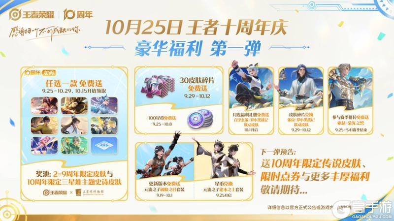 《王者荣耀》9月29日版本更新公告