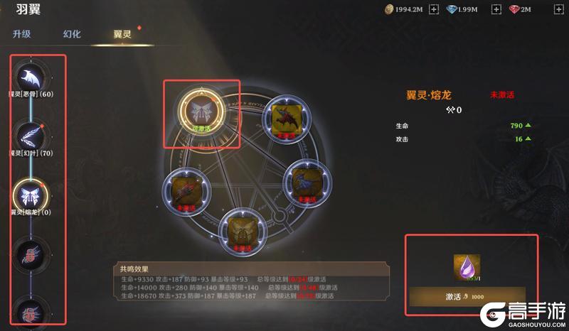 无尽纷争羽翼系统全解析