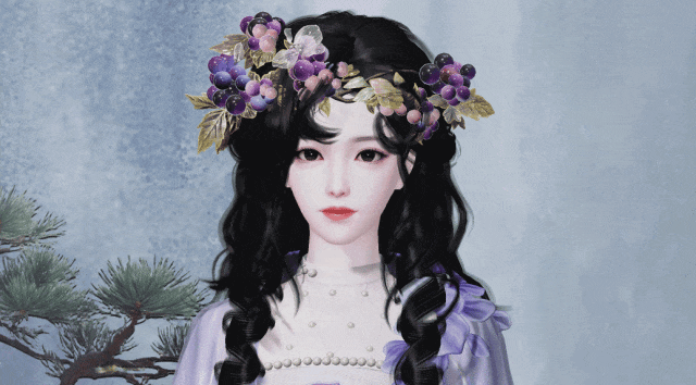 《一梦江湖》中秋节全新葡萄主题时装甜蜜来袭!