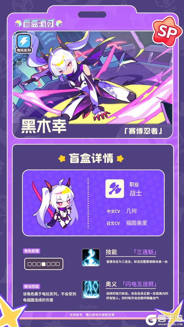 【电玩系列盲盒上新】赛博忍者|黑木幸